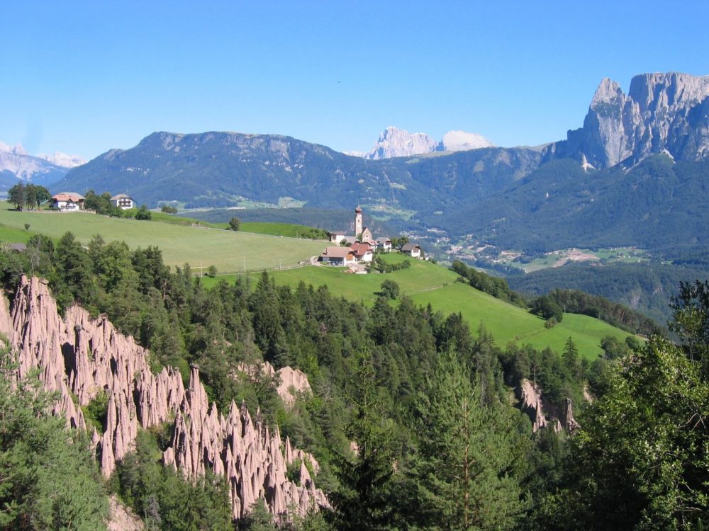 Earth Pyramids on Mount Renon